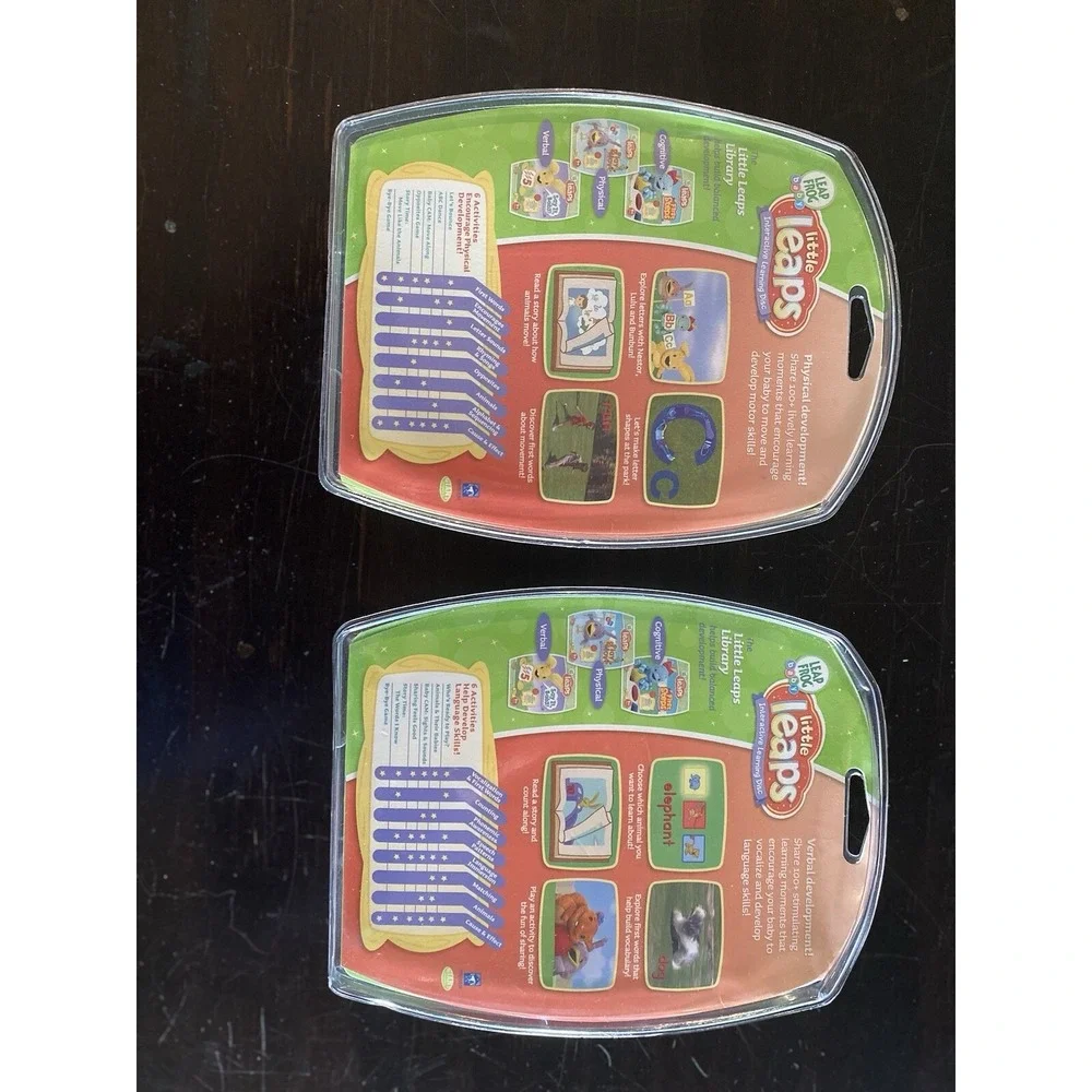 2 Games for Leapfrog Baby Leap Frog Little Leaps Play & Move and Say‎ It Baby !